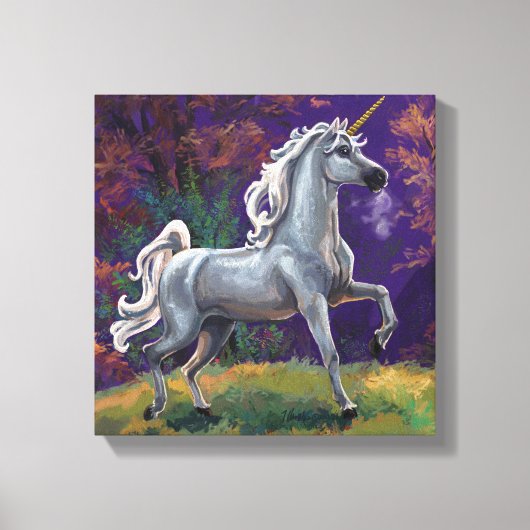 Unicorn Glade Canvas Afdruk (Voorkant)