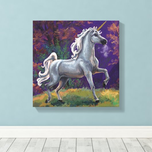 Unicorn Glade Canvas Afdruk (Insitu (Houten vloer))