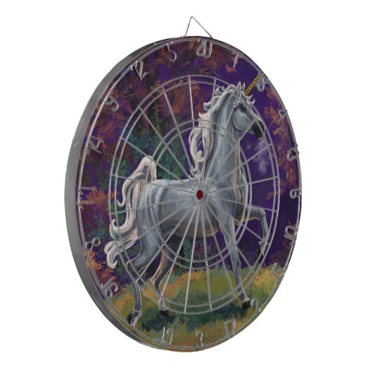 Unicorn Glade Dartbord (Voorkant Links)