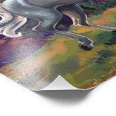 Unicorn Glade Foto Afdruk (Hoek)