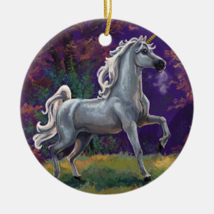 Unicorn Glade Keramisch Ornament