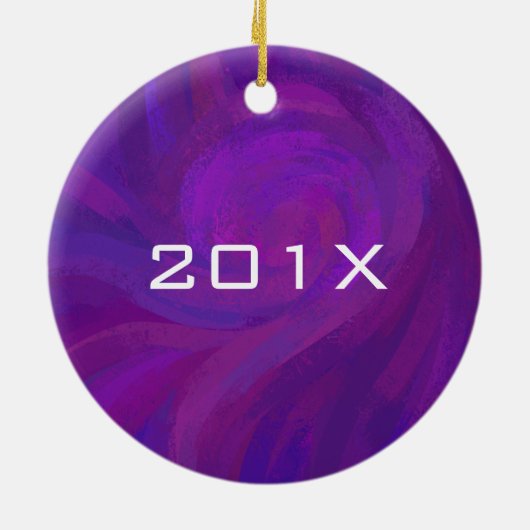 Unicorn Glade Keramisch Ornament (Achterkant)