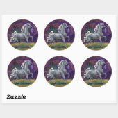 Unicorn Glade Ronde Sticker (Vel)