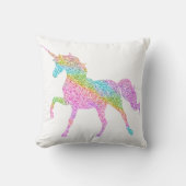 Unicorn Glitter Pillow Kussen (Voorkant)
