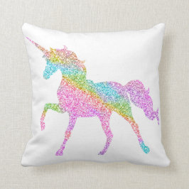Unicorn Glitter Pillow Kussen