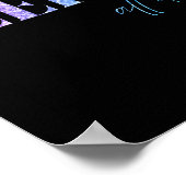 Unicorn Glitter Sleigh All Day Christmas Poster (Hoek)