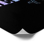 Unicorn Glitter Sleigh All Day Christmas  Poster (Hoek)