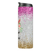 Unicorn Glitter Thermosbeker (Geroteerd rechts)