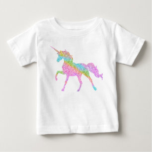 Unicorn Glitter Top voor kinderen