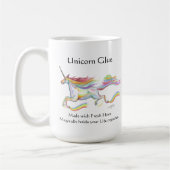 Unicorn Glue paard schattige regenboog Funny pony Koffiemok (Links)