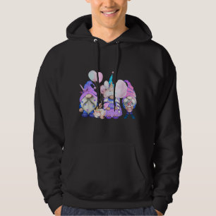 Unicorn Gnomes Tomte Scandinavian Three Garden Gno Hoodie