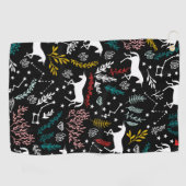 Unicorn Golf Towel Golfhanddoek (Horizontaal)