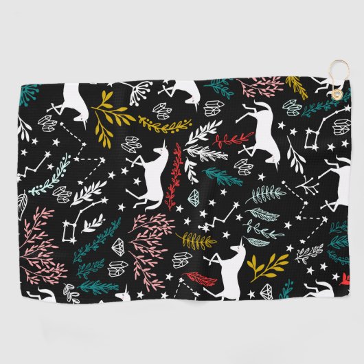 Unicorn Golf Towel Golfhanddoek (Horizontaal)