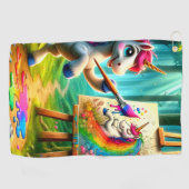 Unicorn Golfhanddoek (Horizontaal)