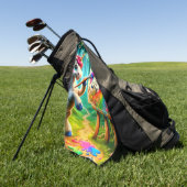 Unicorn Golfhanddoek (Groen)