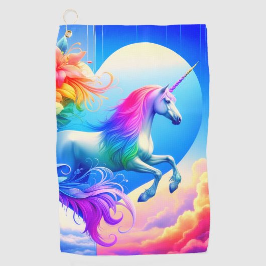  Unicorn Golfhanddoek (Voorkant)
