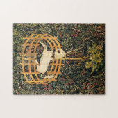 UNICORN GOTHIC FANTASY FLOWERS, FLORAL MOTIFS LEGPUZZEL (Horizontaal)