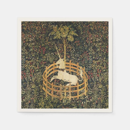 UNICORN GOTHIC FANTASY FLOWERS, FLORAL MOTIFS SERVET (Voorkant)