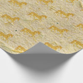 Unicorn gouglitter Kraft Cadeaupapier (Hoek)