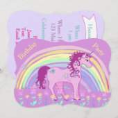 Unicorn Green, Paarse uitvindingen van de dag Kaart (Voorkant / Achterkant)