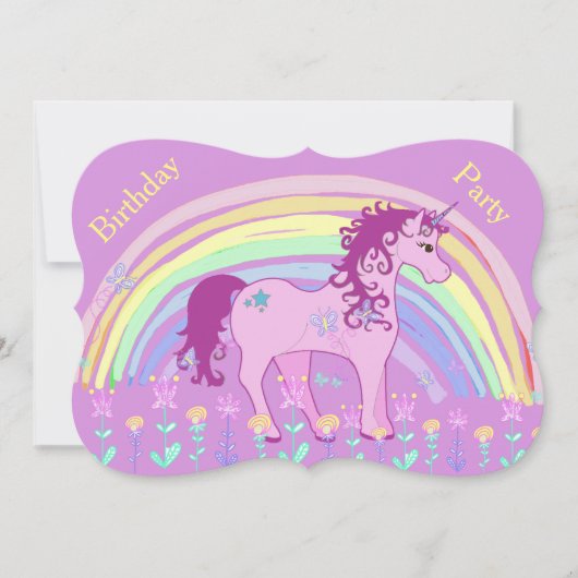 Unicorn Green, Paarse uitvindingen van de dag Kaart (Voorkant)