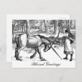Unicorn Greeting Postcard Briefkaart (Voorkant / Achterkant)