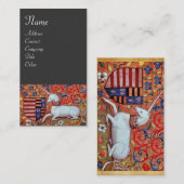 UNICORN, grijs Visitekaartje (Voorkant / Achterkant)