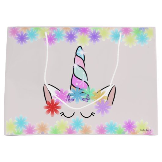 Unicorn Groot Cadeauzakje (Voorkant)