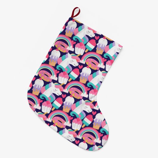 Unicorn Grote Kerstsok (Voorkant (Hangend))