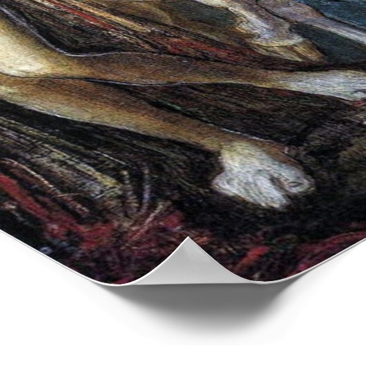 Unicorn – Gustave Moreau Poster (Hoek)