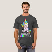 Unicorn Gym Installerend T-shirt (Voorkant volledig)