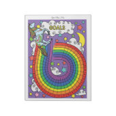 Unicorn Habit Tracker Custom Notitieblok (Linkerzijde)