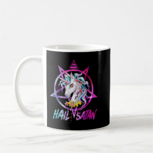 Unicorn Hail Satan Death Metal Rainbow Rave Mannen Koffiemok
