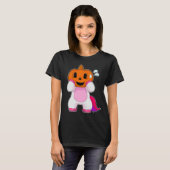 Unicorn Halloween Pumpkin T-shirt (Voorkant volledig)