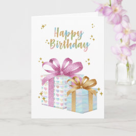Unicorn Happy Birthday Kaart