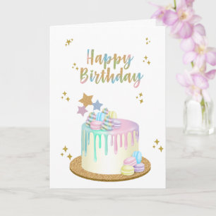 Unicorn Happy Birthday Kaart