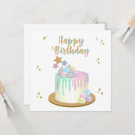 Unicorn Happy Birthday Kaart