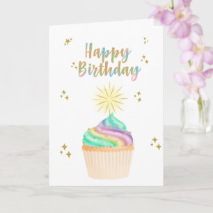 Unicorn Happy Birthday Kaart
