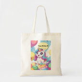 Unicorn Happy Birthday Tote Bag (Voorkant)