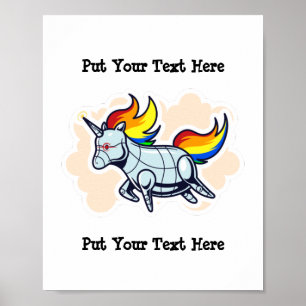 Unicorn Head clipart   Iron Unicorn Clipart Poster