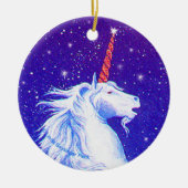 Unicorn Head Keramisch Ornament (Voorkant)