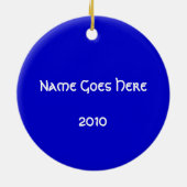 Unicorn Head Keramisch Ornament (Achterkant)