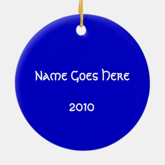 Unicorn Head Keramisch Ornament (Achterkant)