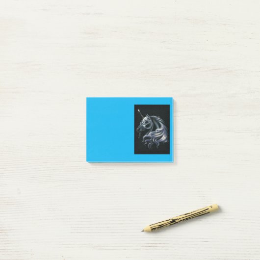 Unicorn Head Post-it® Notes (Op bureau)