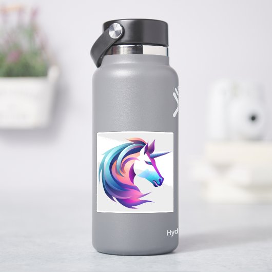 Unicorn Head Sticker (HydroFlask)
