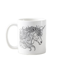Unicorn Head Tekening
