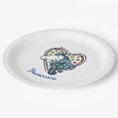 Unicorn Heart Paper Bord (Gekanteld)