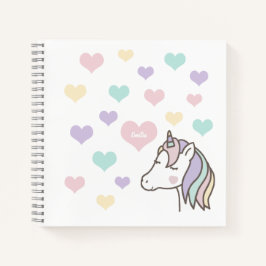 Unicorn Hearts Notitieboek