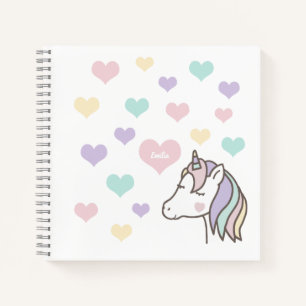 Unicorn Hearts Notitieboek