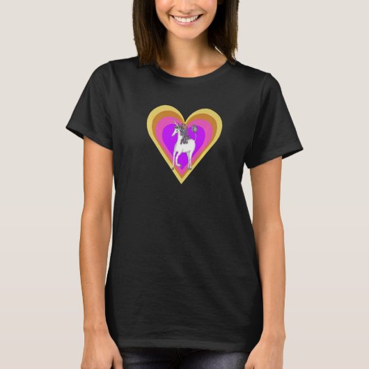 Unicorn Hearts T-shirt (Voorkant)